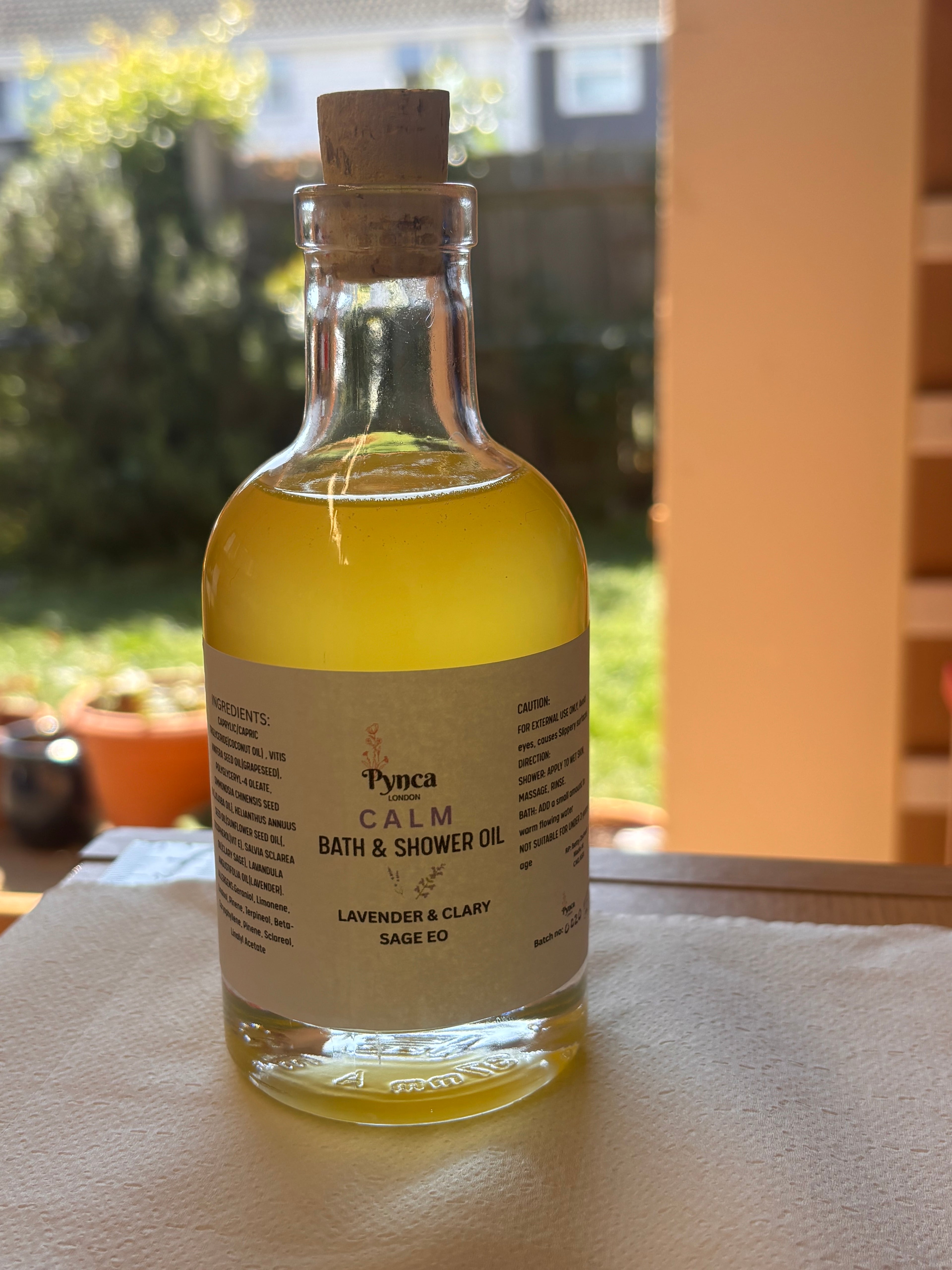 CALM SHOWER & BATH OIL - DEEP CALM & ANXIETY RELIEF LUXURY OILS 200 ml